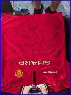 Manchester United Signed Shirt From 99