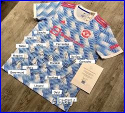 Manchester United Signed Shirt (Inc. Cristiano Ronaldo) with MUFC COA MU042343