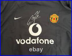 Manchester United Signed Shirt Roy Keane 2003-2004 Away Shirt Long Sleeve XXXL