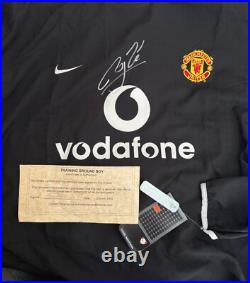 Manchester United Signed Shirt Roy Keane 2003-2004 Away Shirt Long Sleeve XXXL