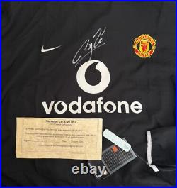 Manchester United Signed Shirt Roy Keane 2003-2004 Away Shirt Long Sleeve XXXL