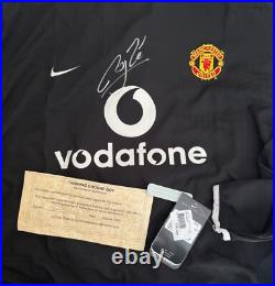 Manchester United Signed Shirt Roy Keane 2003-2004 Away Shirt Long Sleeve XXXL