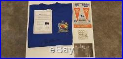 Manchester United Signed Sir Bobby Charlton 1968 European Cup Shirt and Match