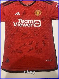 Manchester United Signed Squad Shirt