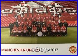 Manchester United Signed Team Shirt 16/17 With Certificate Of Authenticity