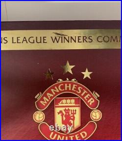 Manchester United Signed Wayne Rooney 2008 Commemorative Winners Shirt Box
