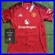 Manchester United Squad Signed 25/26 Home Shirt with OFFICIAL MUFC CLUB COA BNWT