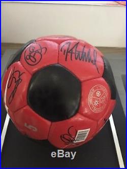 Manchester United Squad Signed Ball Offical Club Issued Coa Sir Alex Ronaldo Etc