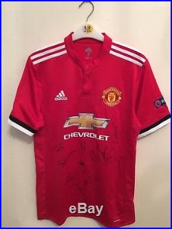 Manchester United Squad Signed Europa League Winners Home Shirt 2016/2017
