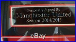 Manchester United Squad Signed Framed Shirt 2014 / 2015 See Description