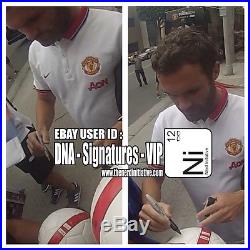Manchester United Team Signed Ball Wayne Rooney Signed + More Coa See Prooof B