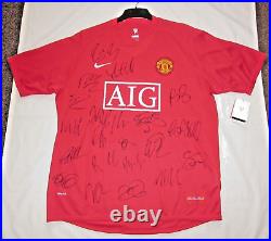 Manchester United Team Signed XL Football Shirt Season 2009/2010 New With Tags