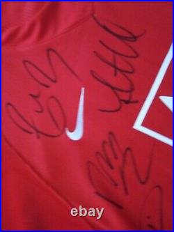 Manchester United Team Signed XL Football Shirt Season 2009/2010 New With Tags