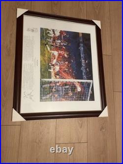 Manchester United Treble 1999, Limited Edition Hand Signed, Framed Print