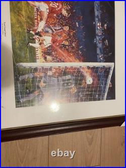 Manchester United Treble 1999, Limited Edition Hand Signed, Framed Print