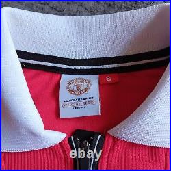 Manchester United Treble Retro Premier League Shirt Signed Alex Ferguson