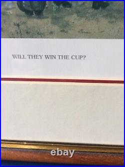 Manchester United. Will They win The by Cup Tom Dodson Signed Print no. 17/500