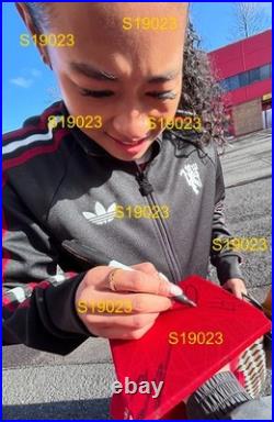 Manchester United Women Signed Football Shirt x12 Women's Football, Drury, WSL