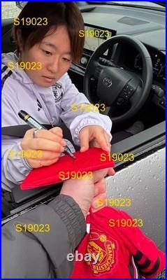 Manchester United Women Signed Football Shirt x12 Women's Football, Drury, WSL