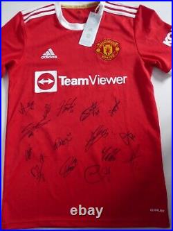 Manchester United Women Signed Shirt x15 Football, Autograph, WSL, Terland Manchester United Women Signed Shirt x15 Football, Autograph, WSL, Terland