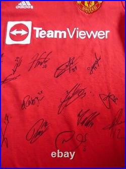 Manchester United Women Signed Shirt x15 Football, Autograph, WSL, Terland Manchester United Women Signed Shirt x15 Football, Autograph, WSL, Terland