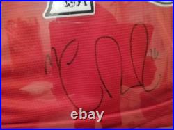 Manchester United jersey Shirt Signed by Michael CARRICK Autograph MUFC