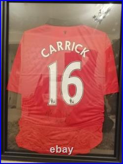 Manchester United jersey Shirt Signed by Michael CARRICK Autograph MUFC