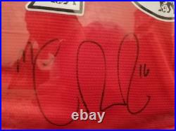 Manchester United jersey Shirt Signed by Michael CARRICK Autograph MUFC