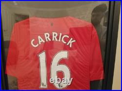 Manchester United jersey Shirt Signed by Michael CARRICK Autograph MUFC