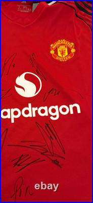 Manchester United multi signed 25/26 Home Shirt (Video Proof)