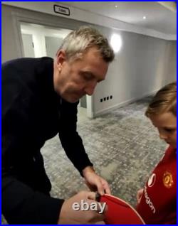 Manchester United multi signed 25/26 Home Shirt (Video Proof)