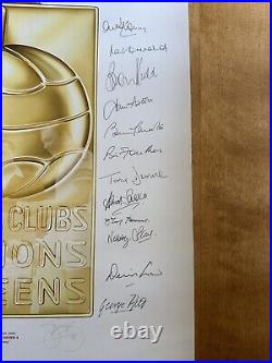 Manchester United's 1968 European Cup Winners Signed Limited Edition Poster
