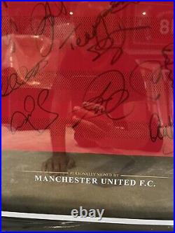 Manchester United signed shirt Rare players legends