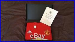 Manchester united Shirt 2017/18 Signed By MARCOS ROJO with COA and Box