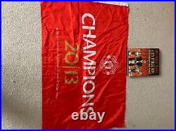 Manchester united bundle 12x shirts including hand signed shirt and more