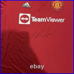 Manchester united shirt Signed By Marcus Rashford