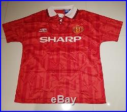 Manchester united signed Class of 92 jersey beckham giggs scholes
