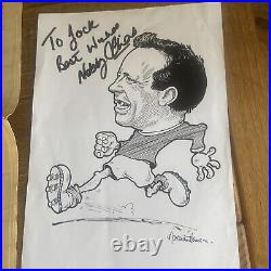 Manchester united signed football ball plus MEN busby tributes 30 page each