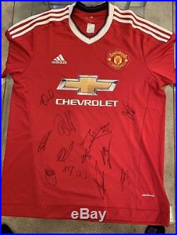 Manchester united signed shirt Offiical