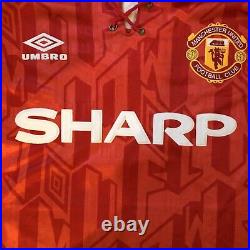 Manchester united signed shirt Steve Bruce