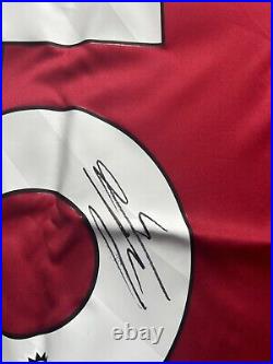 Manuel Ugarte #25 Signed Manchester United Shirt with COA Adidas Authentic Manuel Ugarte #25 Signed Manchester United Shirt with COA Adidas Authentic