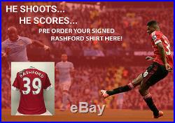 Marcus Rashford 2015/16 Signed Manchester United Shirt +COA