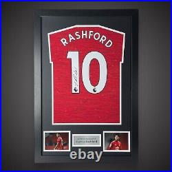 Marcus Rashford Hand Signed And Framed Manchester United Football Shirt Bid Fr