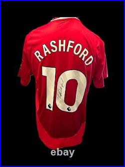 Marcus Rashford Manchester United 2024-25 Hand Signed Home Shirt