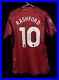 Marcus Rashford Manchester United Hand Signed Home Shirt 2023-24