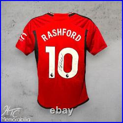 Marcus Rashford Manchester United Signed 23/24 Football Shirt COA