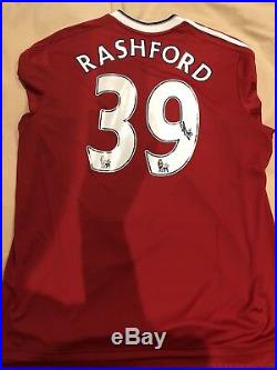 Marcus Rashford Manchester United Signed Jersey A1 COA