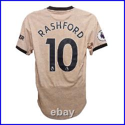 Marcus Rashford Official Manchester United Match Worn Premier League Shirt COA