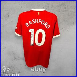 Marcus Rashford Official Manchester United Signed 22/23 Football Shirt