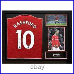 Marcus Rashford Signed Framed Manchester United Football Shirt